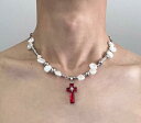 韓国 おすすめ 春夏 秋冬 メンズ 男性 ファッション かっこいい おしゃれ モテ アクセサリー ジュエリー パール クロス ネックレス Y 2 K ヒップホップ チェーン 十字架 個性的 合金 メッキ