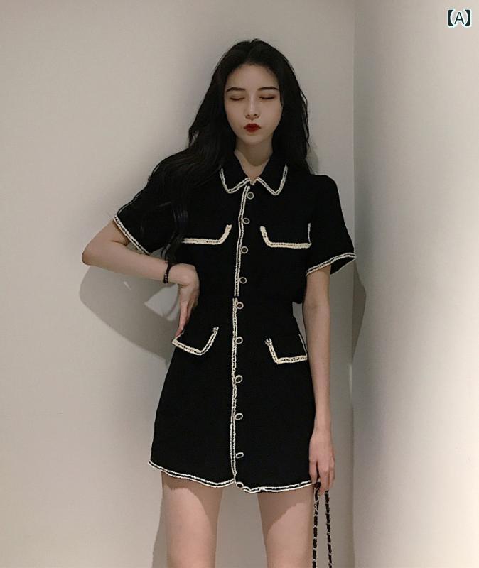 樂天商城 - レディース ファッション 春夏 秋冬 オシャレ かわいい 韓国 夏婦人服 ニットツーピーススーツスタイリッシュスリム 綿　麻 エレガントスーツショートスカート 軽量大人