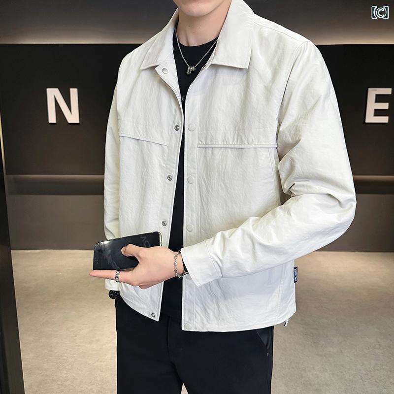 メンズ ファッション 春夏 秋冬 かっこいい オシャレ モテ 男性用 紳士服 服 韓国 シンプル 大人 メンズジャケット アメリカンメンズ 多目 ジャケット