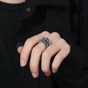韓国 おすすめ 春夏 秋冬 メンズ 男性 ファッション かっこいい おしゃれ モテ アクセサリー ジュエリー エスニック ドラゴン 龍 リング 指輪 調節可能 シンプル 個性的