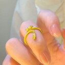 韓国 おすすめ 春夏 秋冬 レディース 女性 ファッション かっこいい かわいい おしゃれ モテ アクセサリー ジュエリー リング 指輪 干支 ドラゴン 龍 調整可能 シンプル 個性的