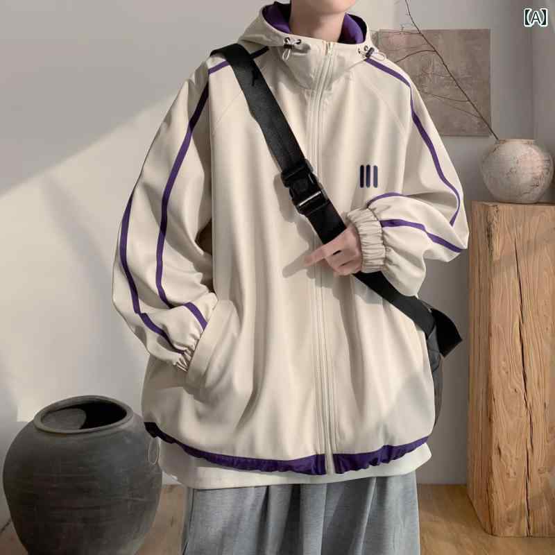 樂天商城 - メンズ ファッション 春夏 秋冬 かっこいい オシャレ モテ 男性用 紳士服 服 韓国 シンプル 大人 アメリカンフード ジャケットメンズ ストリートカジュアルジャケットクールトップス