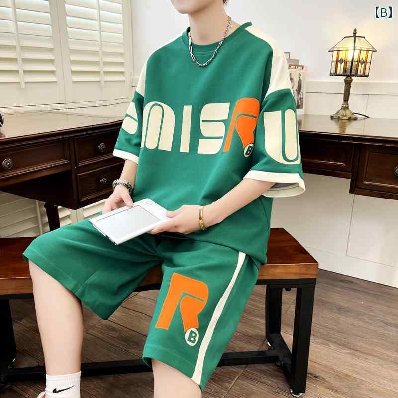 メンズ ファッション 春夏 秋冬 かっこいい オシャレ モテ 男性用 紳士服 服 韓国 シンプル 大人 男の子 ビッグ ボーイ ティーンエイジャー カジュアル スポーツ 半袖 夏服