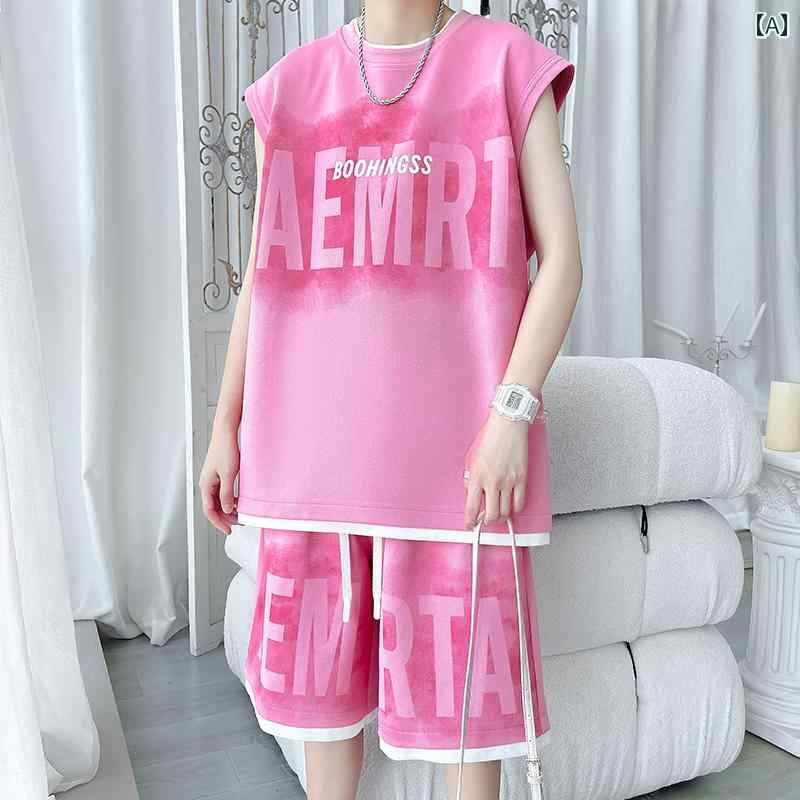 メンズ ファッション 春夏 秋冬 かっこいい オシャレ モテ 男性用 紳士服 服 韓国 シンプル 大人 冷感 ベスト カジュアル スポーツ スーツ ボーイズ ノースリーブ T シャツ 衣装