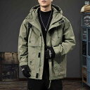 メンズ ファッション 春夏 秋冬 かっこいい オシャレ モテ 男性用 紳士服 服 韓国 シンプル 大人 ミドル丈 ワークウェア パーカー ダウン ジャケット アウトドア 防風 防寒 暖かい ジャケット