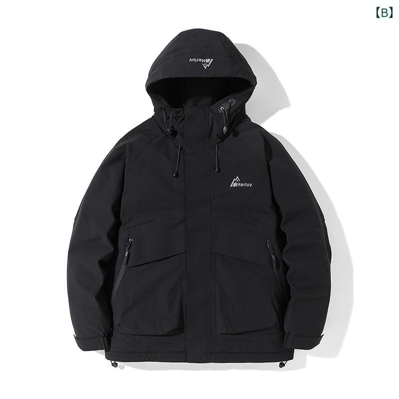 メンズ ファッション 春夏 秋冬 かっこいい オシャレ モテ 男性用 紳士服 服 韓国 シンプル 大人 マウンテンシリーズ 屋外 防風 チャージ ダウン ジャケット ワークジャケット ジャケット