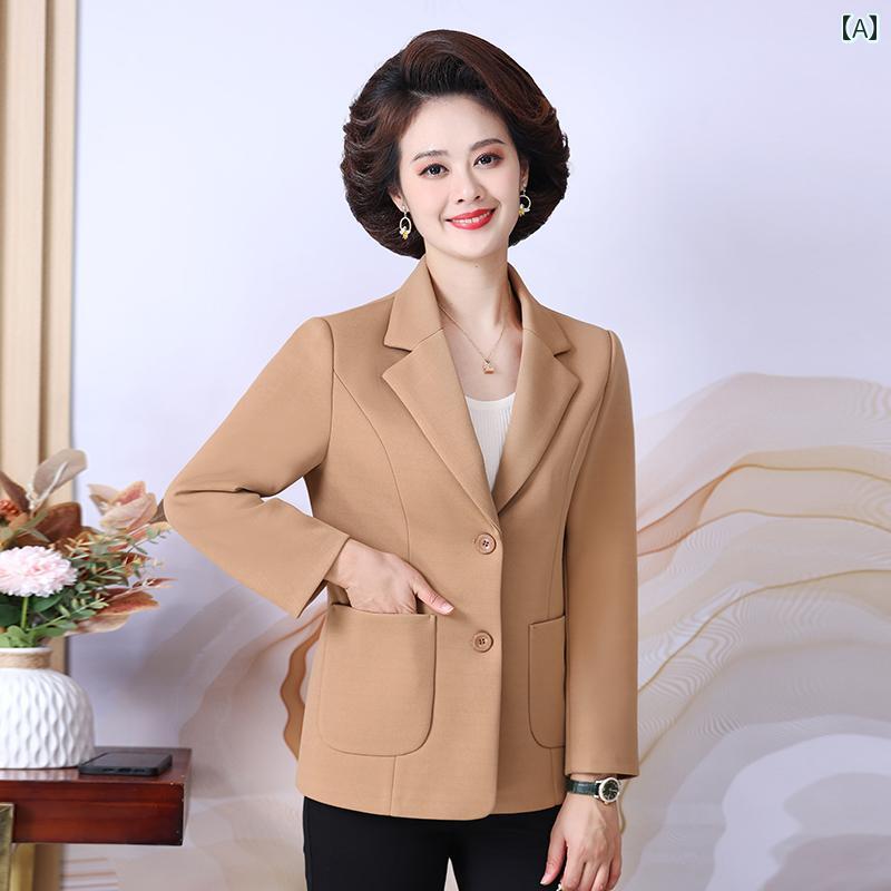 レディース ファッション おしゃれ 春夏 秋　冬 大人 上品 高級 マダム ミス ミセス プレゼント 婦人服　母 母　　小さい　スーツ　ジャケット　　トップス