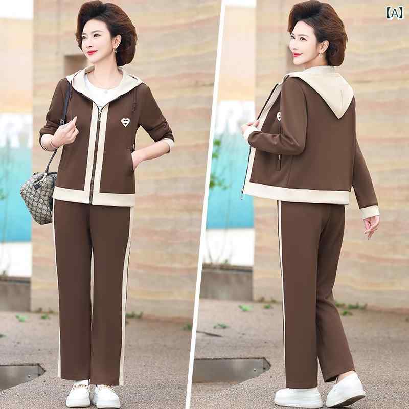 レディース ファッション おしゃれ 春夏 秋　冬 大人 上品 高級 マダム ミス ミセス プレゼント 婦人服　母 母カジュアル　スポーツウェア　スーツ　セーター　ジャケット　トップス　2点　3点　セット