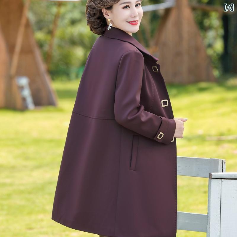 乐天商城 - レディース ファッション おしゃれ 春夏 秋　冬 大人 上品 高級 マダム ミス ミセス プレゼント 婦人服　母 　母　ウィンドブレーカー　ジャケット　ミドル丈　　ドレスジャケット