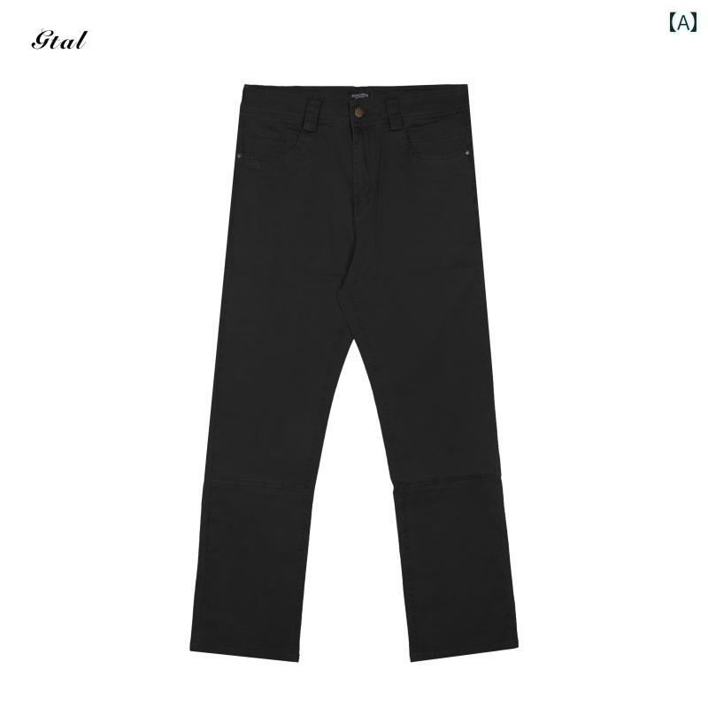 メンズ ファッション 春夏 秋冬 かっこいい オシャレ モテ 男性用 紳士服 服 韓国 シンプル 大人 アメリカン　ストレート　レッグ　パンツ　立体　裁断　ワークウェア　ストレッチ　ロング　パンツ　フィット　感　通勤ベーシック　パンツ