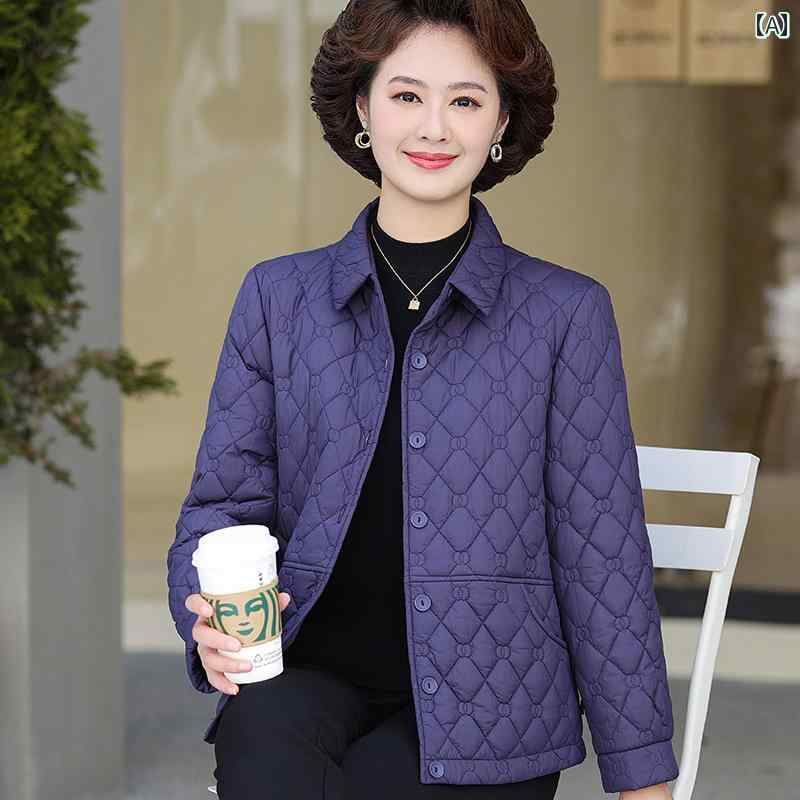 乐天商城 - レディース ファッション 春夏 秋冬 かわいい オシャレ ママ　スタイリッシュ　綿入　ジャケット　　暖かい　綿入　コート