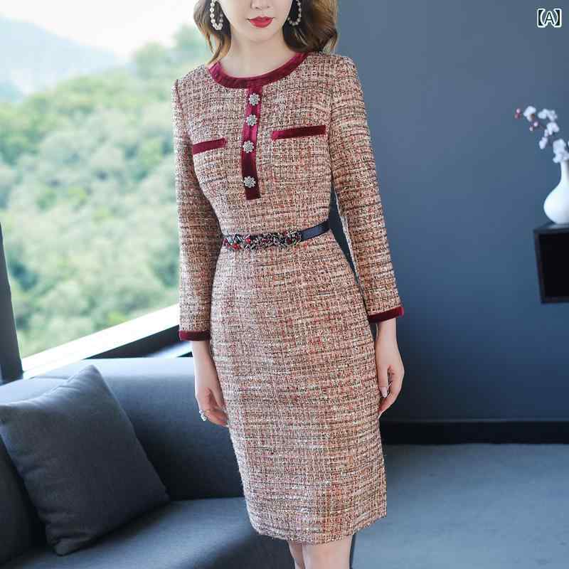 レディース ファッション 春夏 秋冬 かわいい オシャレ ドレス　優雅　　花嫁　義母　普段着適