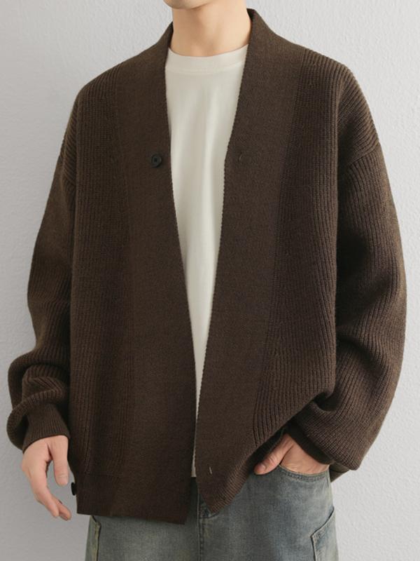 樂天商城 - メンズ ファッション 春夏 秋冬 かっこいい オシャレ モテ 男性用 紳士服 服 韓国 シンプル 大人 メンズ高級 Vネック カーディガン ジャケット カジュアル セーター ベスト ティーンエイジャー