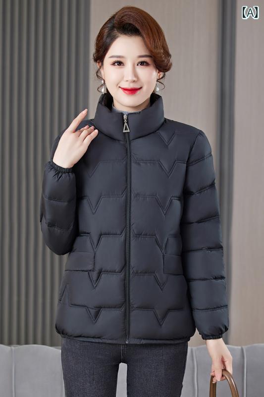 樂天商城 - レディース ファッション 春夏 秋冬 かわいい オシャレ 韓国 軽量　厚手　ダウン中綿　ジャケット　ウェア　ショート　中綿　コート