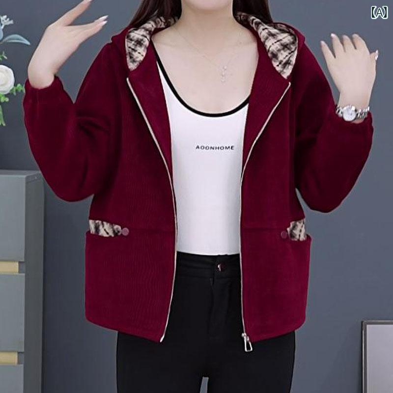 樂天商城 - レディース ファッション 春夏 秋冬 かわいい オシャレ 韓国 若々しく　スリム　カジュアル　ショート　両面　スポーティ　快適　コート　ママ
