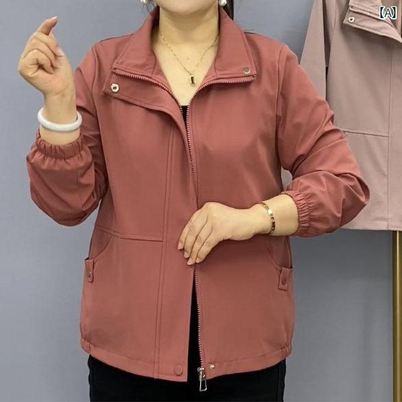 乐天商城 - レディース ファッション 春夏 秋冬 かわいい オシャレ 韓国 スタイリッシュ　シック　カジュアル　若々しく　フィット　スリミング　ミドルエイジ　カラー　ジャケット