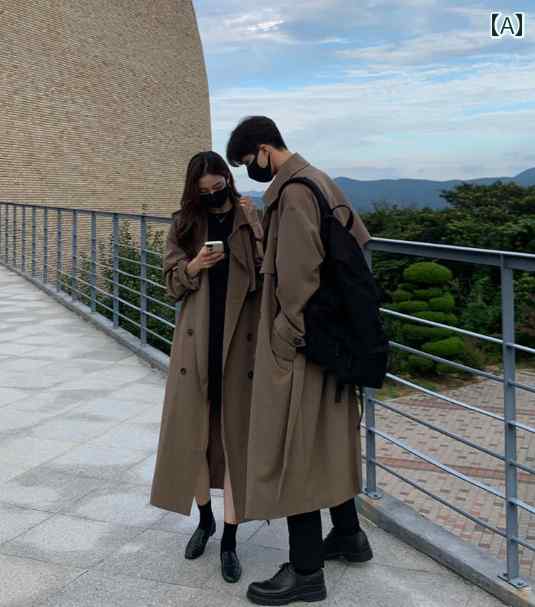 樂天商城 - メンズ ファッション 春夏 秋冬 かっこいい オシャレ モテ 男性用 紳士服 服 韓国 シンプル 大人 カップル　ジャケット　ユニセックス　ウィンドブレーカー　エクストラ　ロング　カジュアル　プラス　大きめ　サイズ　英国