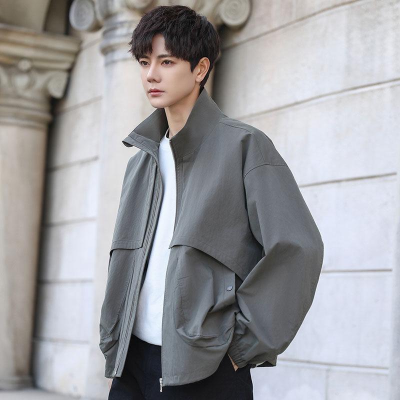 メンズ ファッション 春夏 秋冬 かっこいい オシャレ モテ 男性用 紳士服 服 韓国 シンプル 大人 ジャケット ハイエンド シンプル 通気性 カジュアル 快適 トップス