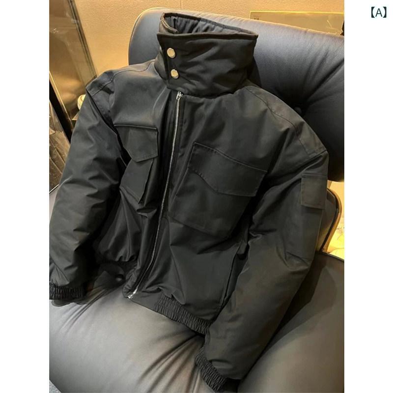 メンズ ファッション 春夏 秋冬 かっこいい オシャレ モテ 男性用 紳士服 服 韓国 シンプル 大人 ボンバー アメリカン フライト ジャケット 冬用 厚手 コットンコート クール スタイリッシュ 野球 ユニフォーム