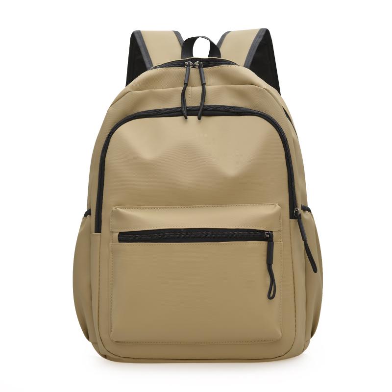 樂天商城 - リュックサック メンズ レディース 学生用 ビジネス 大容量 20-35L 12インチPC 防水 通気性 耐摩耗 拡張 無地 PUレザー クッション肩紐 通勤 通学 旅行 黒 グレー 軍緑 春