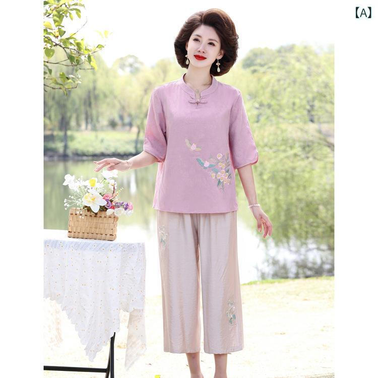 ブランド: other商品番号: J252TMY-501スタイルカテゴリー: 女性のカジュアルスーツパターン: 植物の花人気の要素: フックパターン発売年・発売時期: 2025年夏生地名: ポリエステル色: ピンクと紫のスーツ,秋のカラフルなスーツ,スカイブルーのスーツサイズ: XL,2XL,3XL,4XL,5XLバージョン: ルーズタイプ組み合わせ形態: 2点セット厚さ: 薄い着る方法: プルオーバー服の長さ: 通常スタイル（50cm<長さ≦65cm）クロスボーダースタイルタイプ: 快適でカジュアルパンツ丈: ズボン国境を越えた供給かどうか: はいリードマーク: 首輪マークあり供給タイプ: ソース工場タグ: タグ付き性別: 女性主な下流販売エリア1: 東南アジア主な下流販売エリア2: 東南アジア