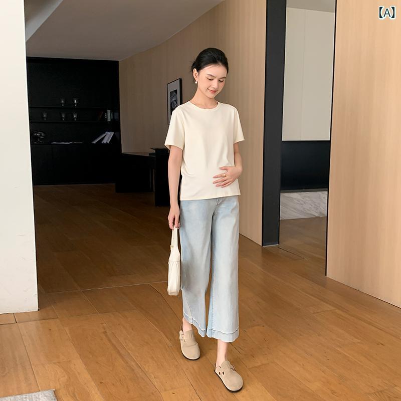 YKC8のレディース ファッション 春秋 かわいい おしゃれ マタニティ 妊娠中 ベビー 赤ちゃん カジュアル シャツ トップス パンツ チェック シンプル｜アングル2