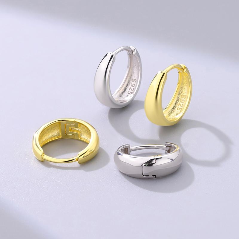樂天商城 - ピアス レディース フープピアス イヤーカフ 耳飾り フープ アクセサリー ジュエリー スモール ミニ メタル メッキ 小ぶり シンプル オフィス カジュアル デイリー 上品 エレガント フェミニン 10mm