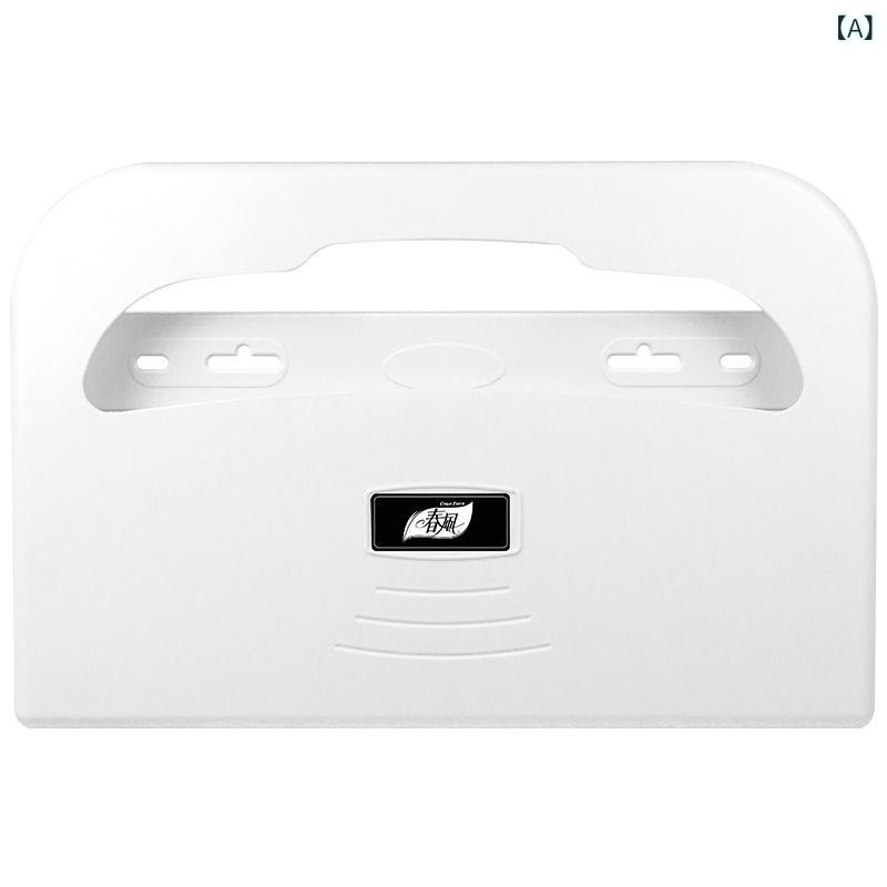 トイレットペーパー ボックス プラスチック製 白 壁掛け 置き型 ティッシュケース シンプル(3)