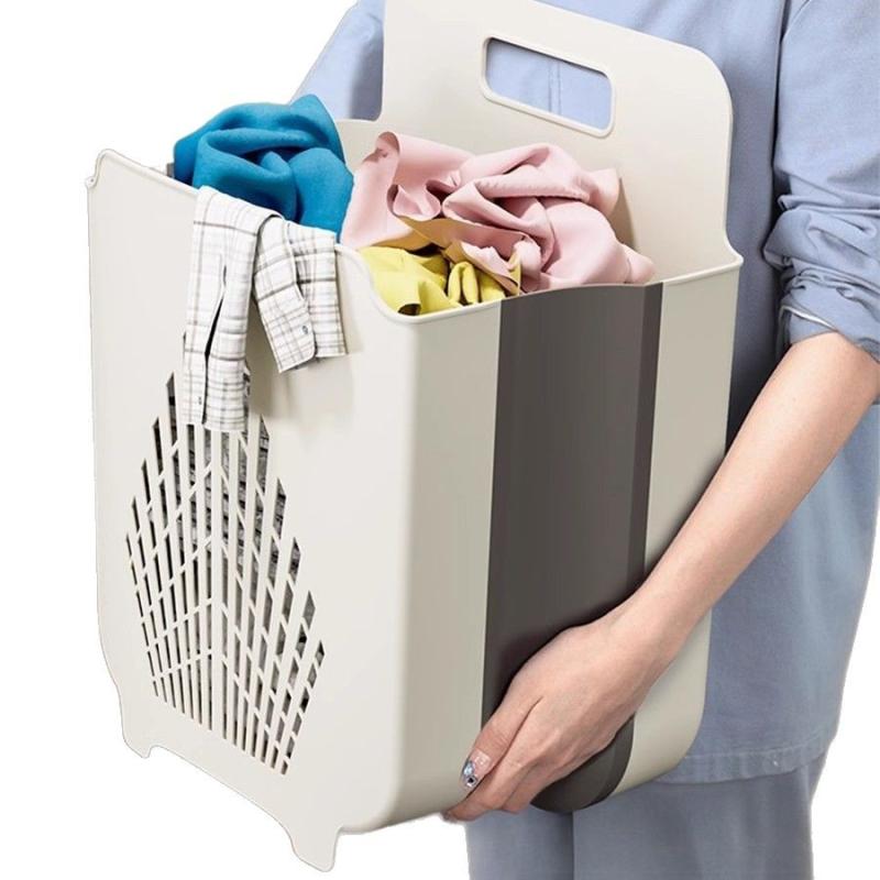 ランドリーバスケット レディース ベビー 壁掛け式 折りたたみ 大容量 洗濯カゴ 収納ボックス 脱衣かご..