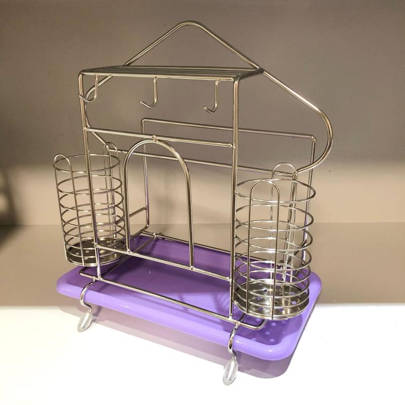 ナイフスタンド レディース ステンレス製 多機能収納ラック まな板ホルダー キッチン収納 ナイフ 菜箸 ..