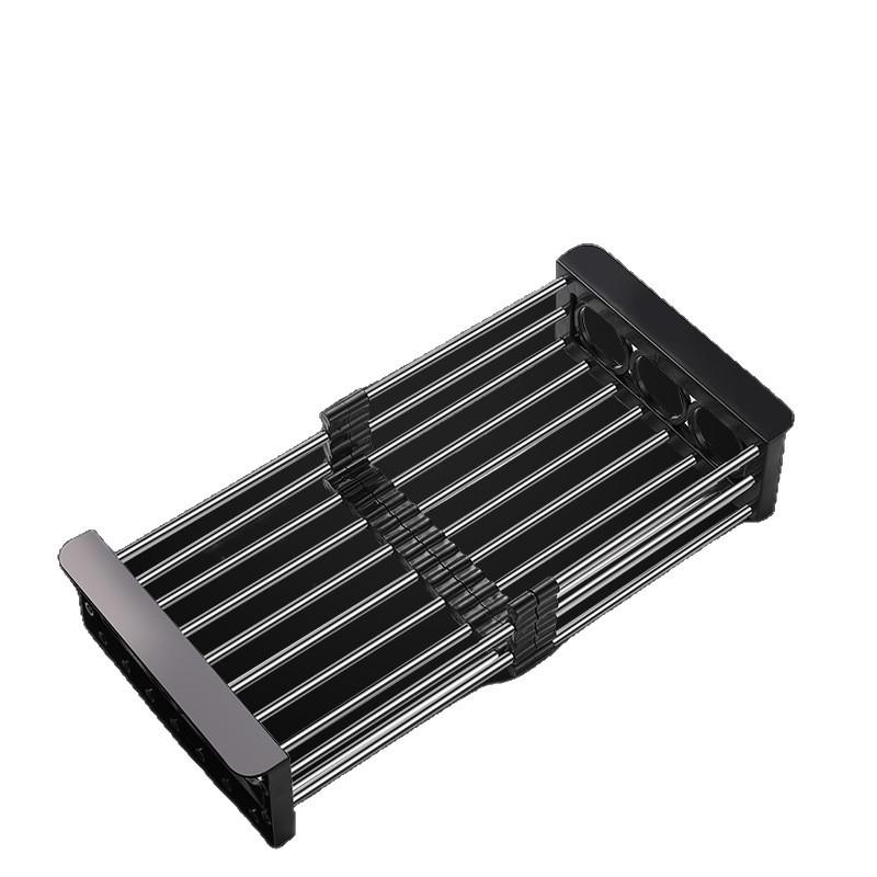 水切りラック レディース 304ステンレス製 壁掛け 折りたたみ式 食器 水切りかご グレー ブラック 野菜..