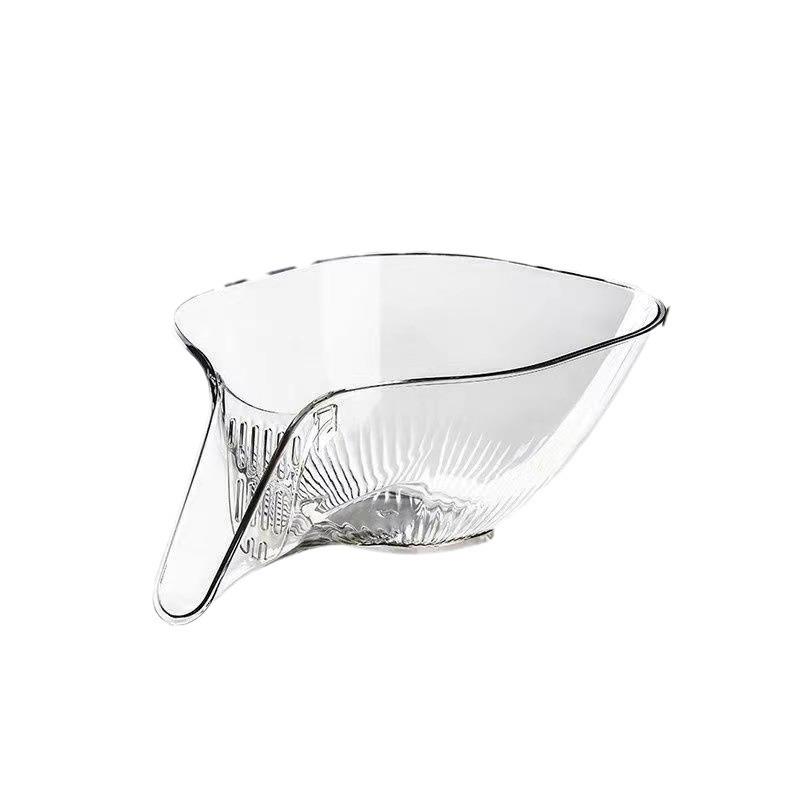 洗い桶 水切りボウル キッチン用品 多機能 洗い桶 フルーツ 野菜 ざる ボウル 耐熱 湯切り 米とぎ 透明..