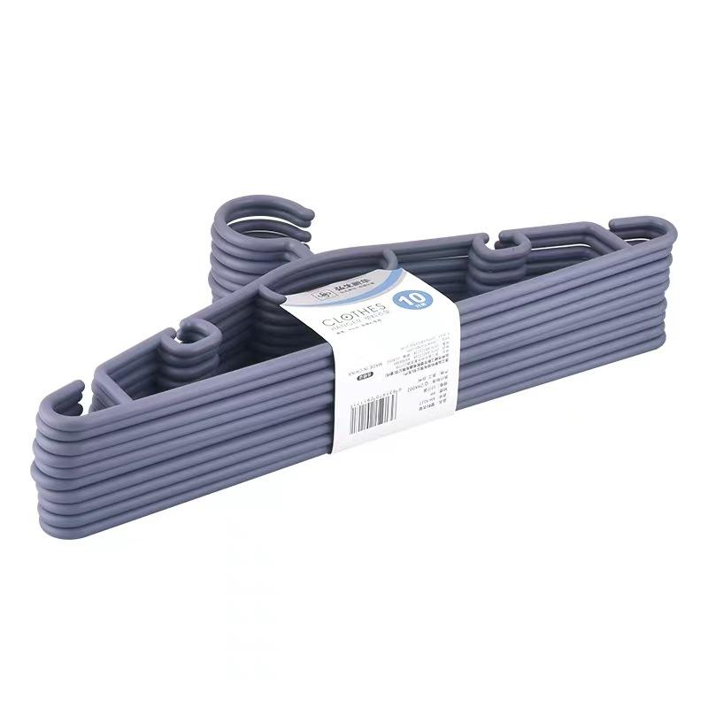 ハンガー 衣類ハンガー プラスチック製 滑り止め 防錆 跡がつきにくい 衣類収納(x200)