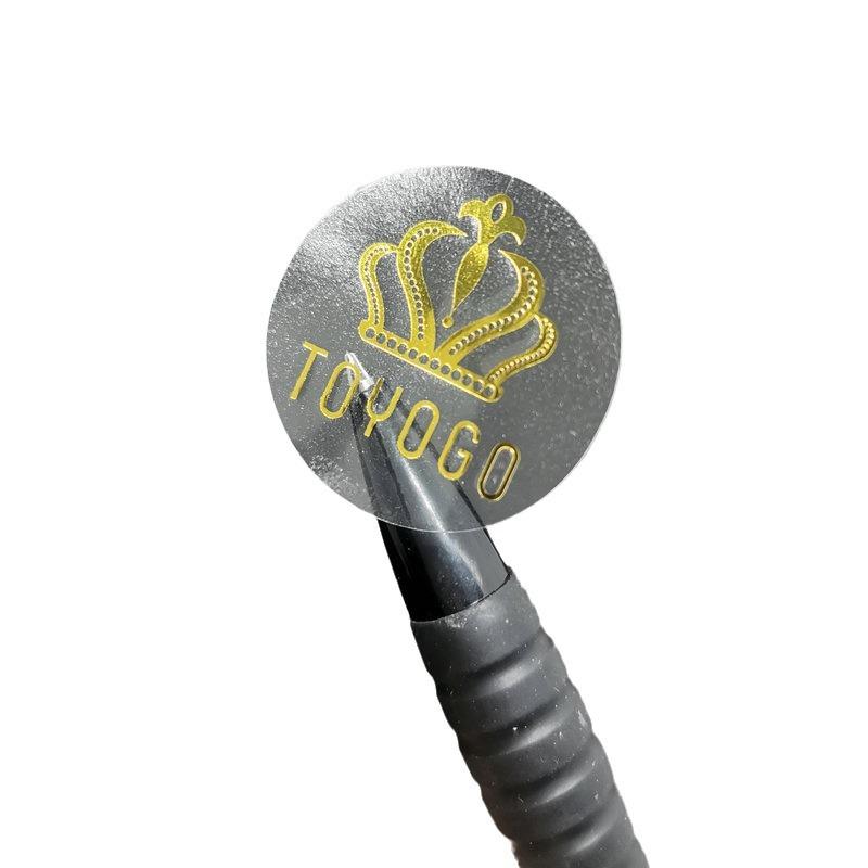 シール 円形 透明 剥離可能 PVC PET 粘着ラベル 包装用 封印シール