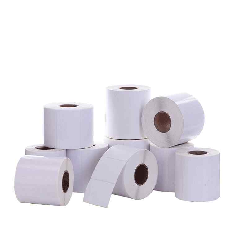 ラベルシール 感熱紙 バーコードプリンター用 ラベル用紙 熱転写プリンター ラベルステッカー 宛名シー..