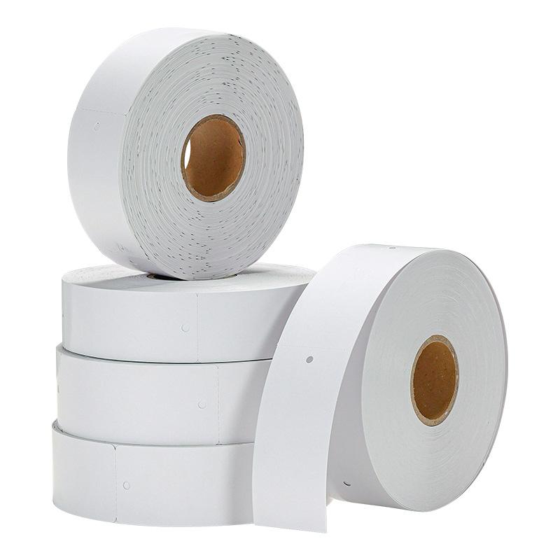 吊り下げ札 タグ アパレル 箱 鞄 用 銅版紙 熱転写 プリンター 用紙 合格証 空白 無地 角丸 500枚(x5)