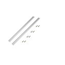 2個 Tスロットトラック 30mm標準規格マイタートラック マイタースロット天板用 アルミ合金、大工ツール テーブルソー用 (600mm)