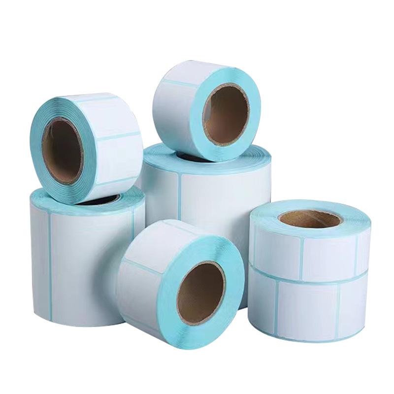 シール ラベル 耐水 耐熱 感熱紙 箱 貼付用 バーコード 価格 ロゴ 小ロット