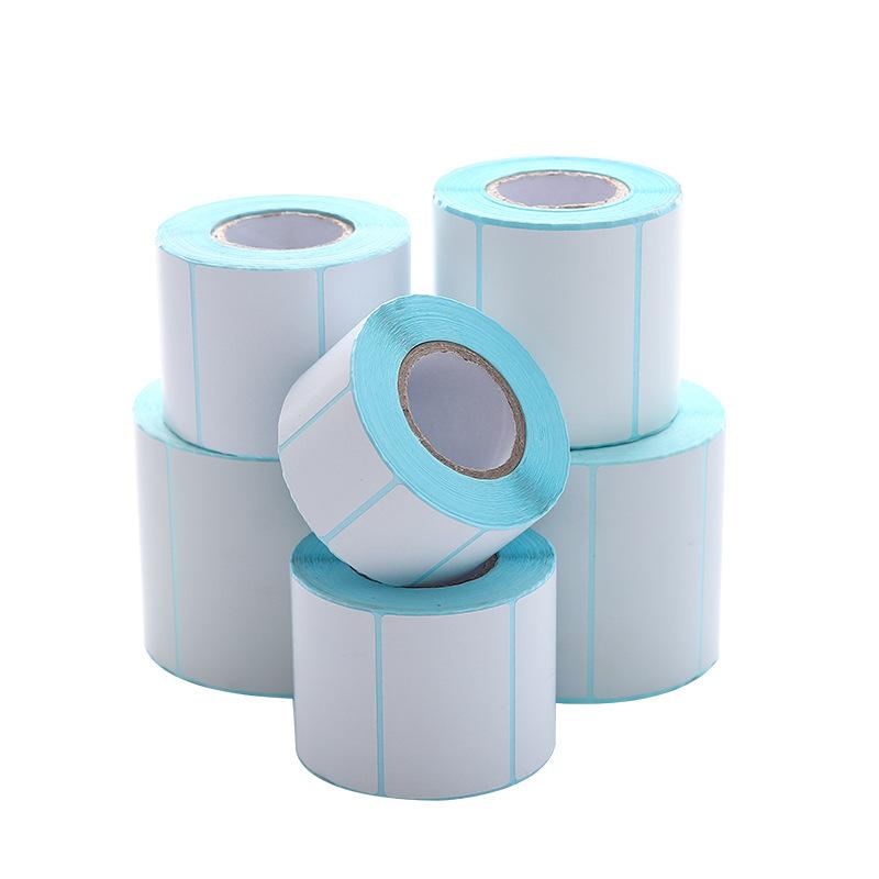 ラベル用紙 熱感紙 感熱紙 サーマルプリンター用 ラベルシール 防⽔ 粘着剤付き 宛名シール 薬局 検査 薬 消耗品 事務用品 店舗用品 100 100mm