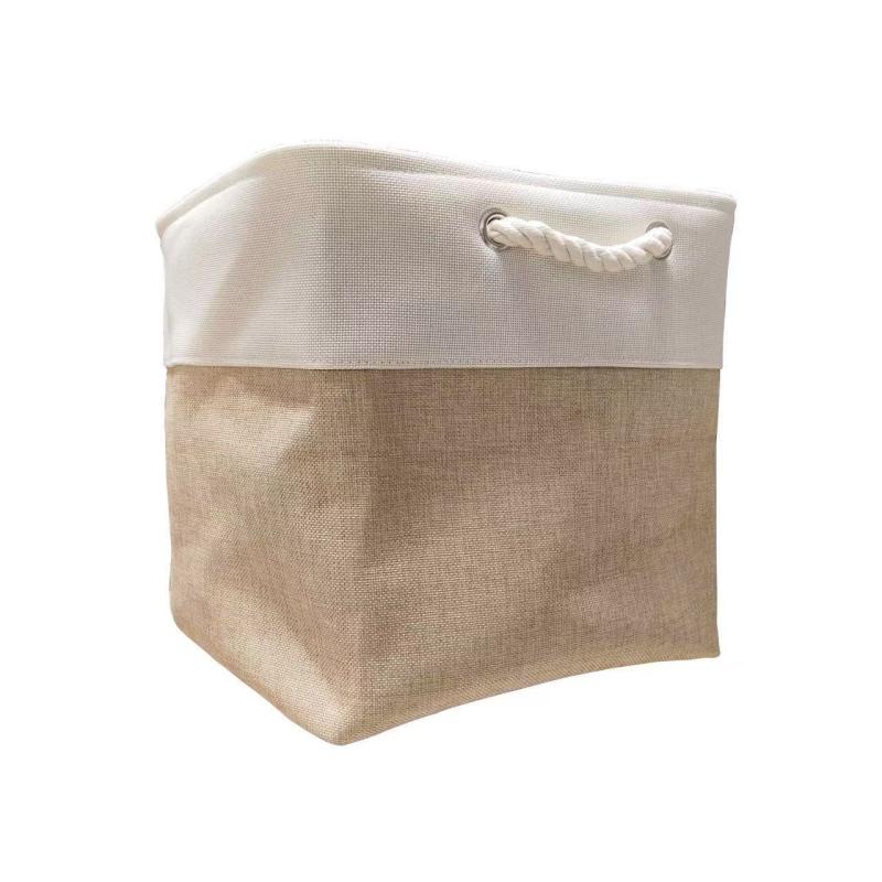 収納ボックス レディース メンズ キッズ 綿麻 大容量 厚手 EVA 衣類 整理 ランドリーバスケット カゴ ..