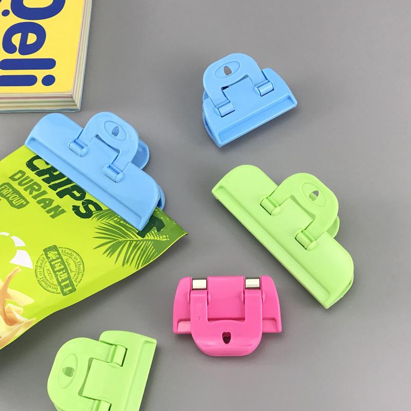 食品袋 密封クリップ スナック菓子 ポテトチップス 湿気防止 粉ミルク 袋止めクリップ キッチン プラス..