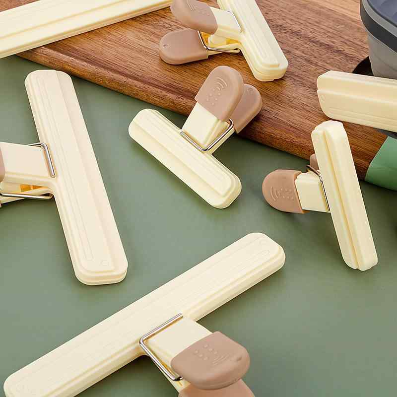 食品袋クリップ 小分けクリップ 密封クリップ ポテトチップス お菓子 茶葉 鮮度保持 防湿 キッチン