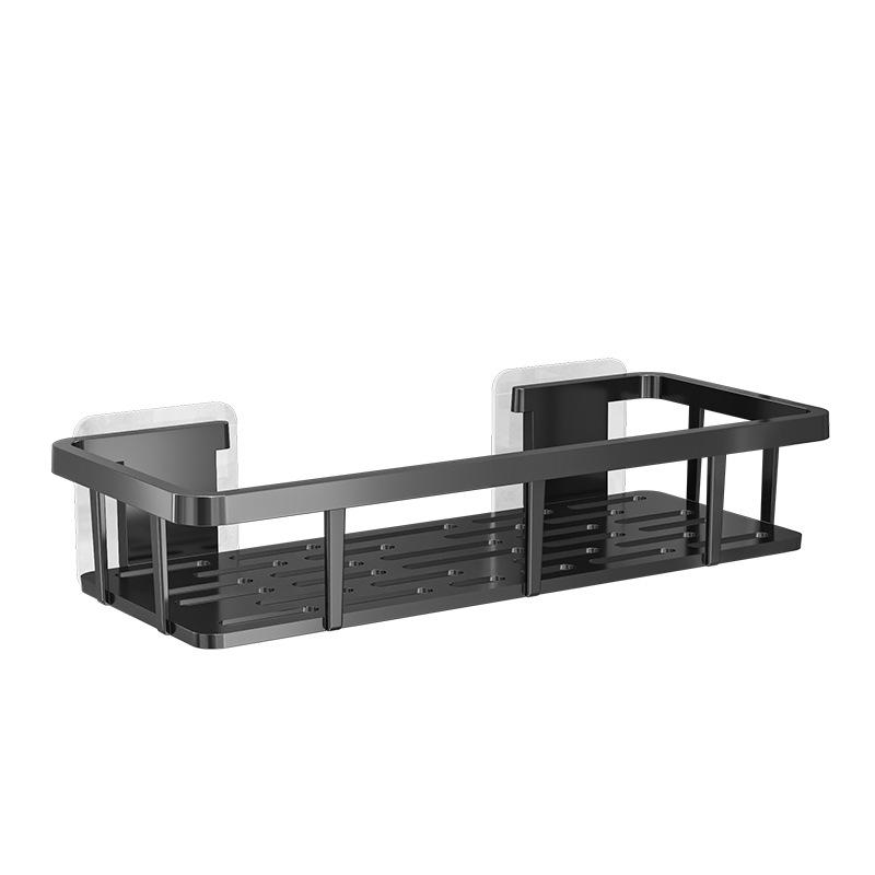 浴室ラック レディース バスルーム収納 壁掛け式 洗面所収納 穴あけ不要 タオルラック プラスチック製 ..