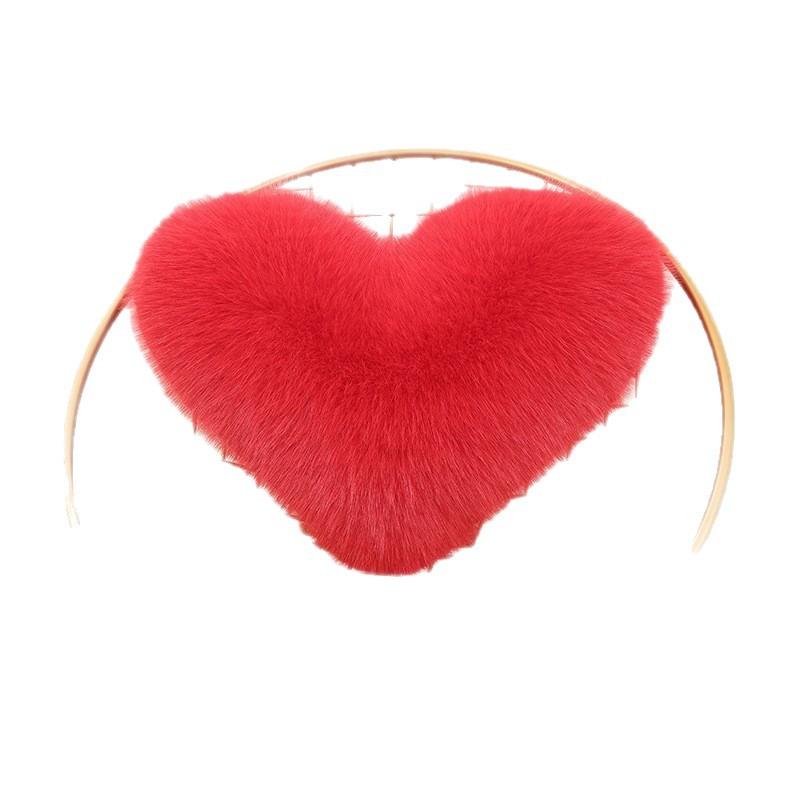 クッション レディース ハート型 抱き枕 フェイクファー ソファ リビング ウエストサポート 結婚祝い ..