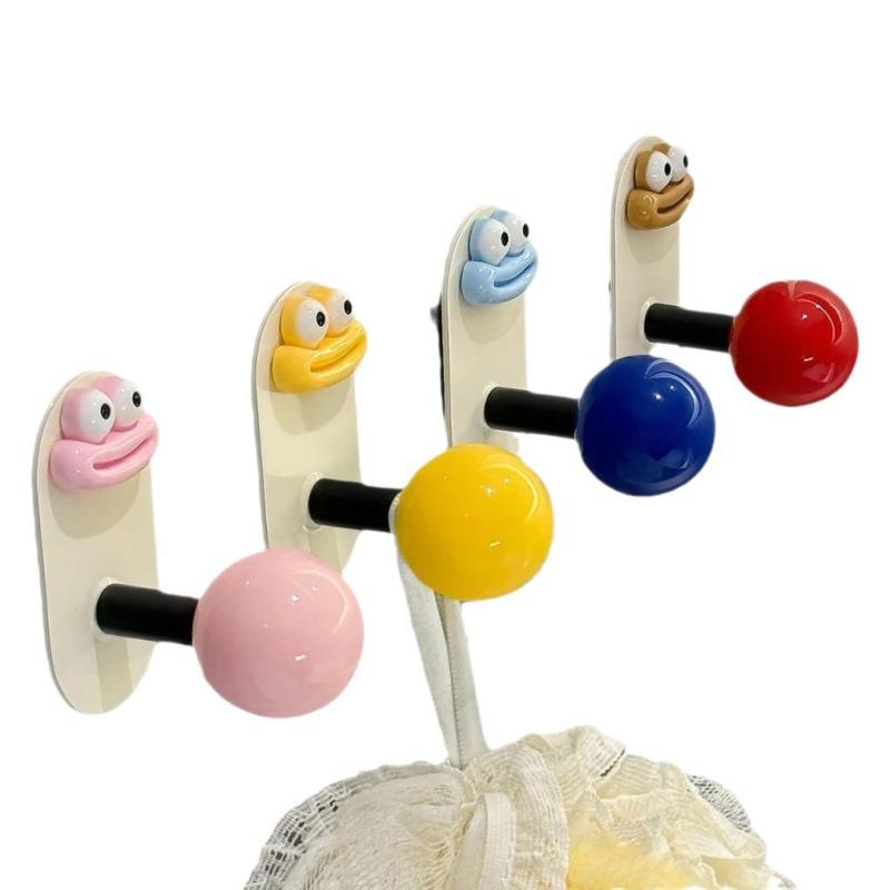 フック レディース バスルーム用 かわいい 強力粘着 壁掛けフック ドア用 キッチン用 繰り返し可能 防..