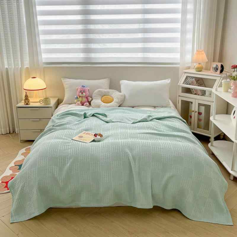 毛布 ブランケット 綿 タオルケット ガーゼケット 春夏秋冬 オールシーズン ピンク系 ブルー系