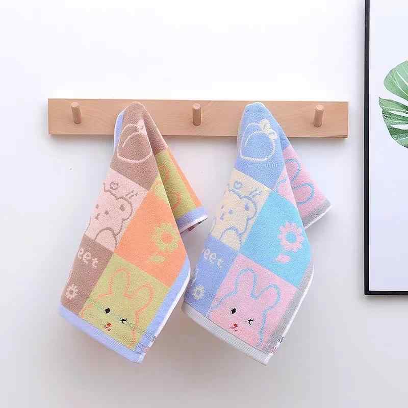 タオル キッズ 子供用 綿製 ソフト 吸水 洗顔タオル カートゥーン柄 ベビー 幼稚園 ハンカチ 25 50cm ..