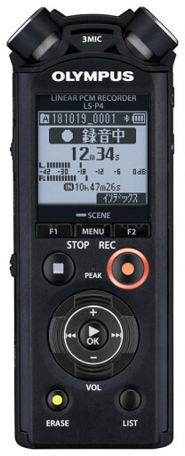 OLYMPUS リニアPCMレコーダー LS-P4 ブラック OLYMPUS リニアPCMレコーダー LS-P4 ブラック