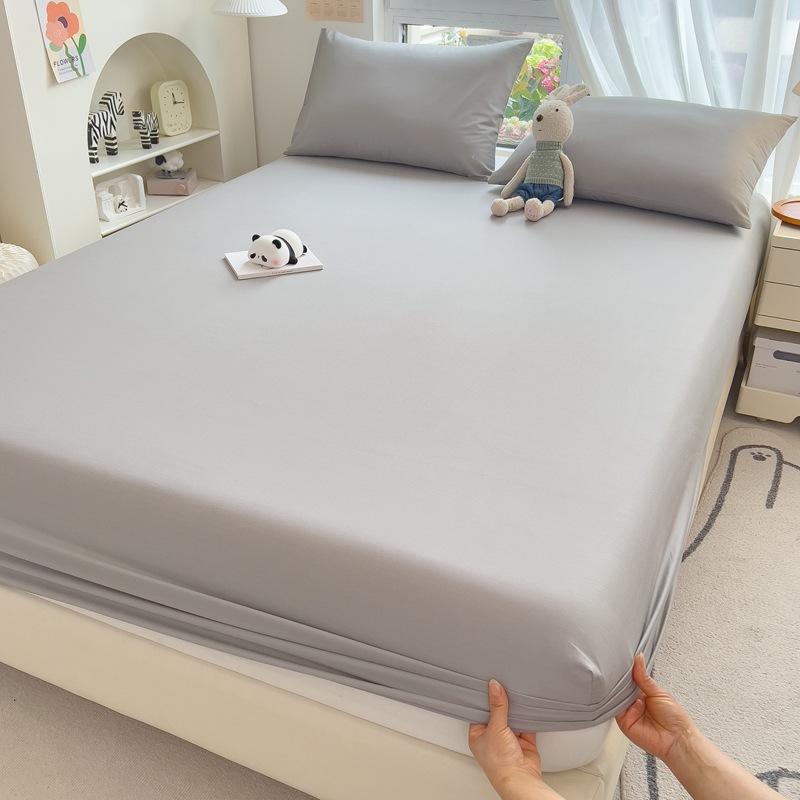 ベッドカバー レディース メンズ 接触冷感 防ダニ ベッドシーツ 枕カバー ピローケース シングル セミ..