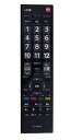 【Amazon】TOSHIBA レグザ用テレビリモコン 【設定済み】 東芝 機種対応 レグザ液晶テレビ汎用 REGZA代用 軽量化 太字ボタン(CT-90422)